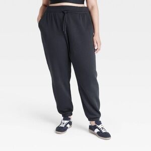 Brand Joggers in Black